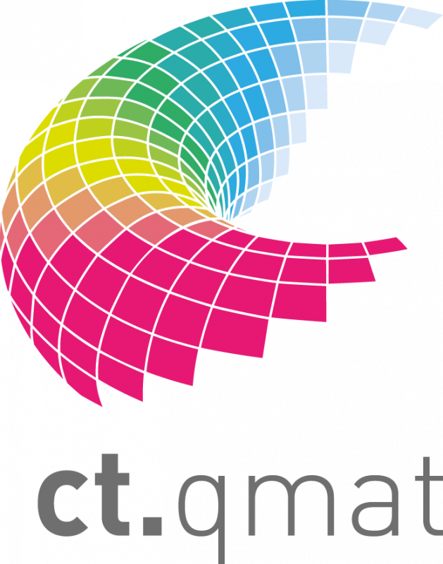 Logo des EXC ct.qmat: Torus in vier Farben
